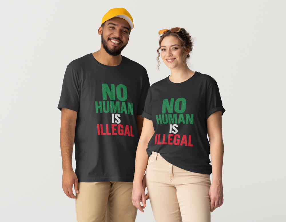 "No Human Is Illegal" T-Shirt