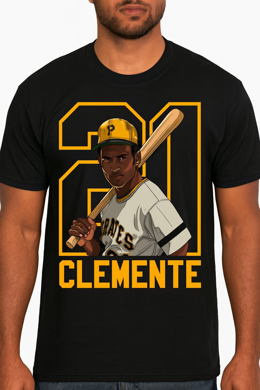 "Roberto Clemente #21 T shirt — Legend. Legacy. Pride."