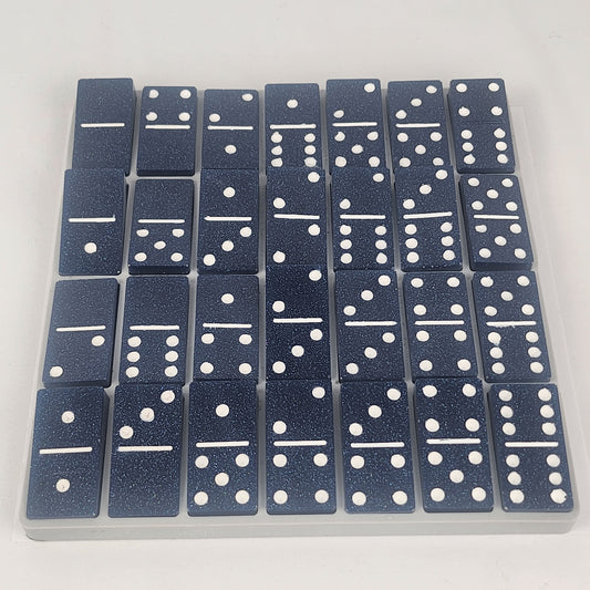 Domino Set (Navy Blue/White)